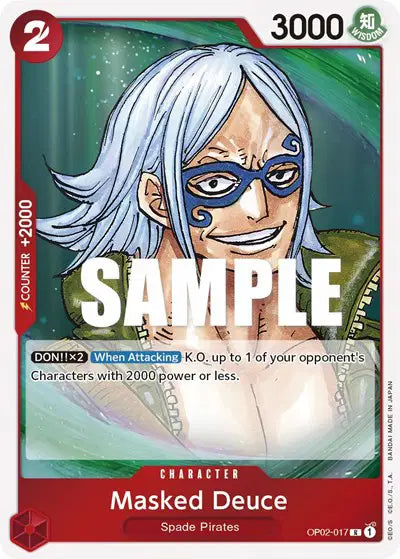 One Piece Card Game: Masked Deuce - EN - OP02-017 (Paramount War, R)