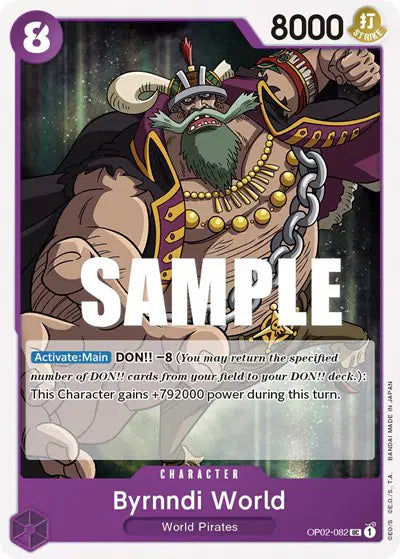 One Piece Card Game: Byrnndi World - EN - OP02-082 (Paramount War, UC)