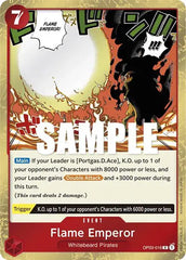 One Piece Card Game: Flame Emperor - EN - OP03-016 (Pillars of Strength, R)