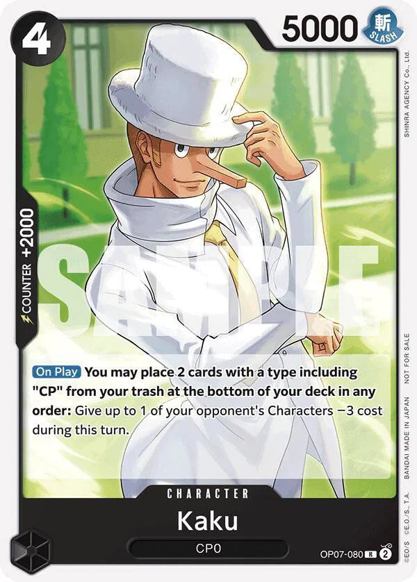 One Piece Card Game: Kaku (Tournament Pack 2025 Vol. 1) - EN - OP07-080 (500 Years in The Future, R)