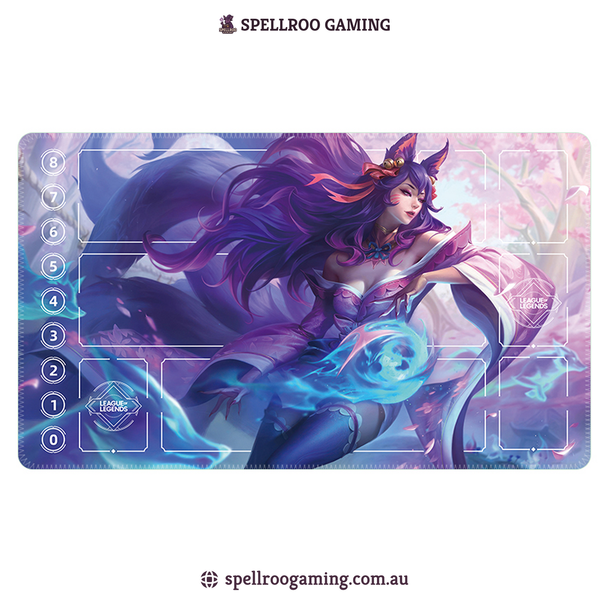 Riftbound: League of Legends TCG: Single Playmat (2mm) – Ahri 7 – English