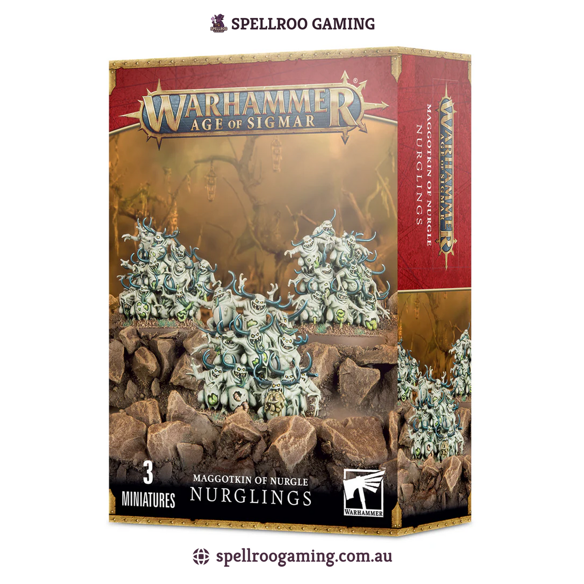 Warhammer: Age of Sigmar - Maggotkin of Nurgle – Nurglings (3 Miniatures)