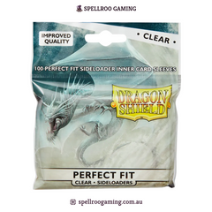 Dragon Shield: Sideloading Inner Sleeves - Clear - Standard Size - 100 Sleeves