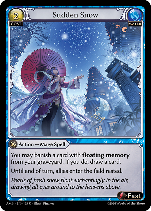 Grand Archive TCG: Sudden Snow - EN-155 (Mortal Ambition, C)