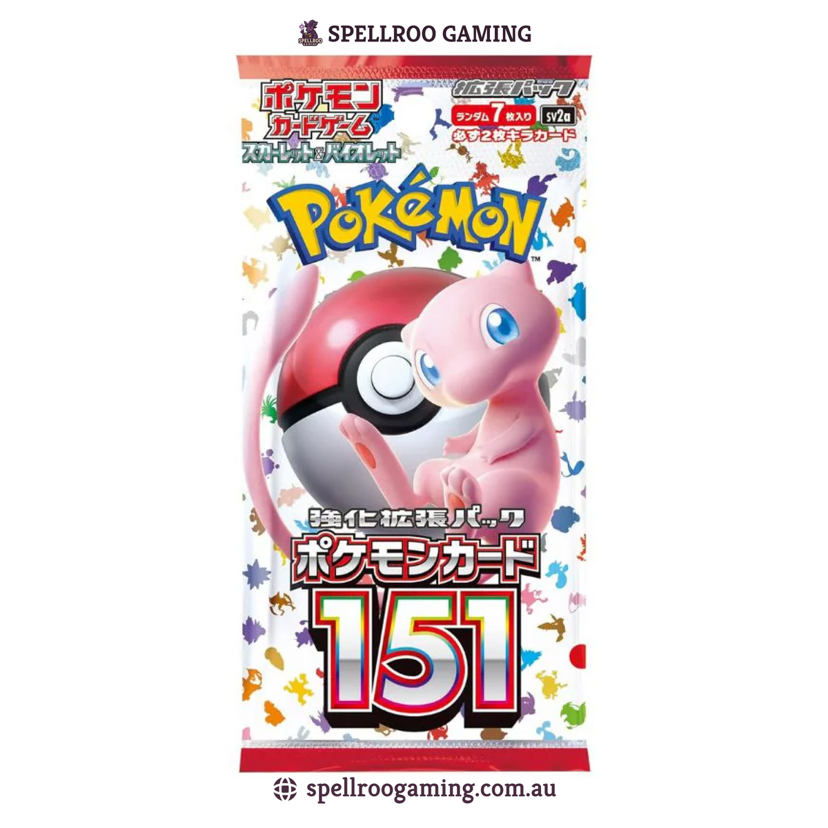 Pokemon TCG: sv2a - Scarlet & Violet 151 Booster Pack - Japanese