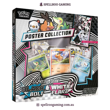 Pokemon TCG: Scarlet & Violet - Scarlet & Violet Black Bolt and White Flare Poster Collection - English
