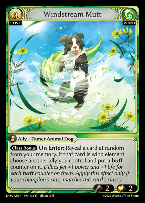 Grand Archive TCG: Windstream Mutt - EN-234 (DOA Alter, C Foil)